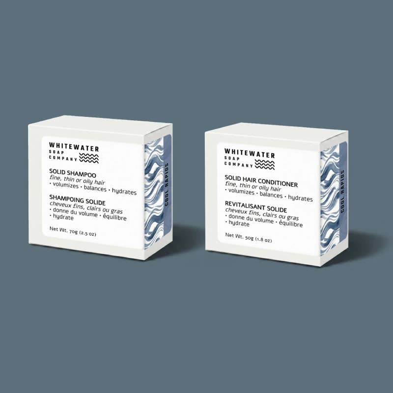 Cool Rapids Shampoo + Conditioner Bars